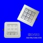 LED面板灯外壳 直角/圆角格栅灯配件 4W9W16W25W格子灯套件成品